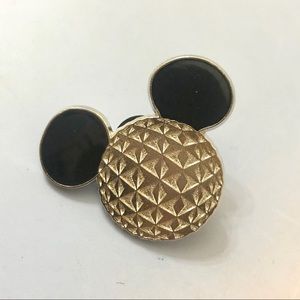 Disney Mickey Mouse Epcot spaceship earth attraction Character Ears Pin Lapel